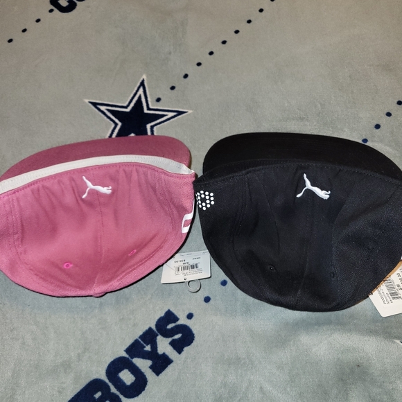 RICKIE FOWLER PINK & BLACK MONOLINE HATS S/M - Picture 2 of 3